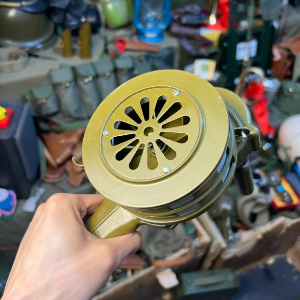 正品老货手摇提醒器带挎包1980年