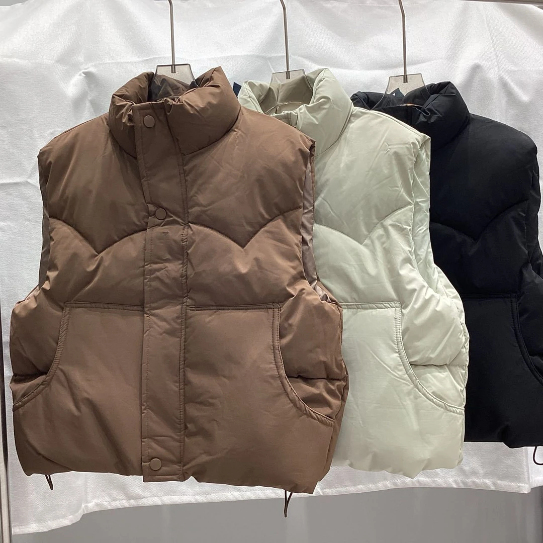 【MIEVE DUCK】韩版时尚儿童棉马甲百搭中大童加绒加厚马甲98002