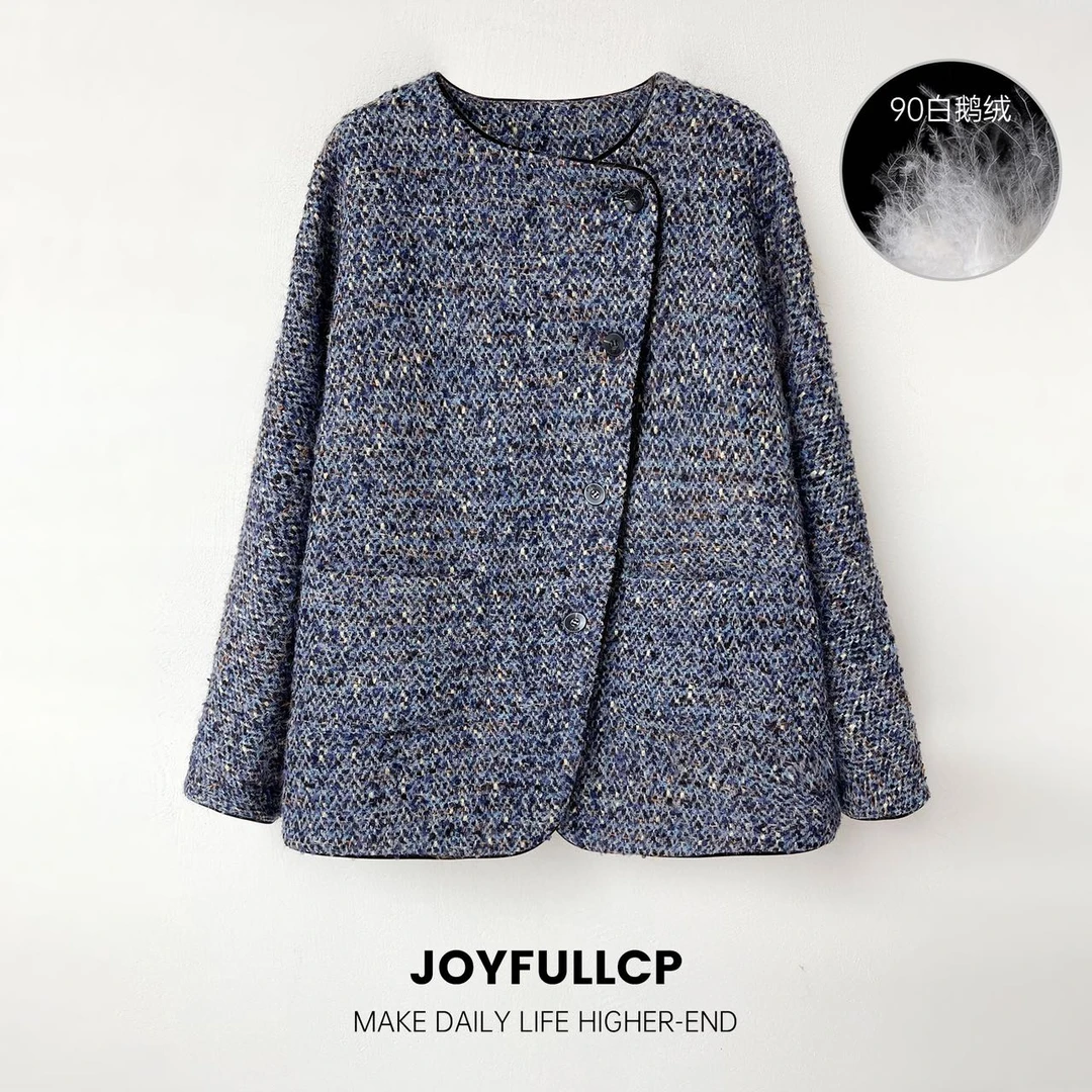 JM8217小香风斜门襟高级感外套12.24