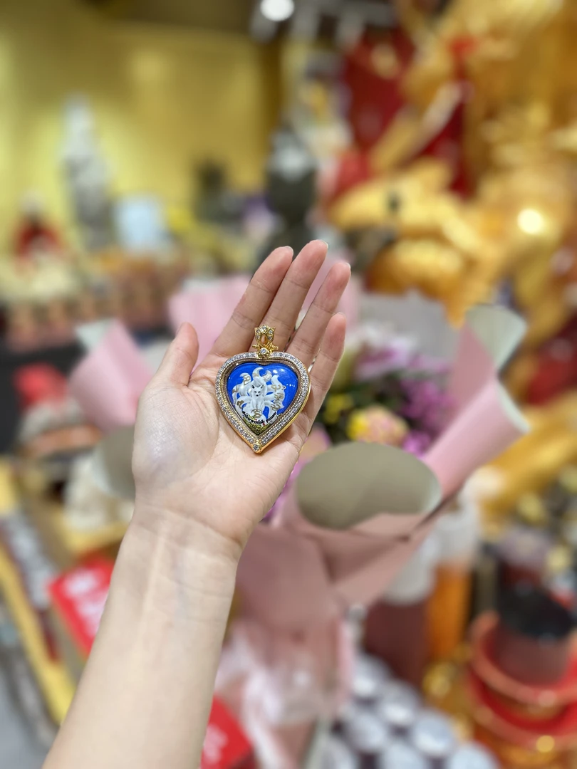 明叔灵狐心锁饰品特色摆件