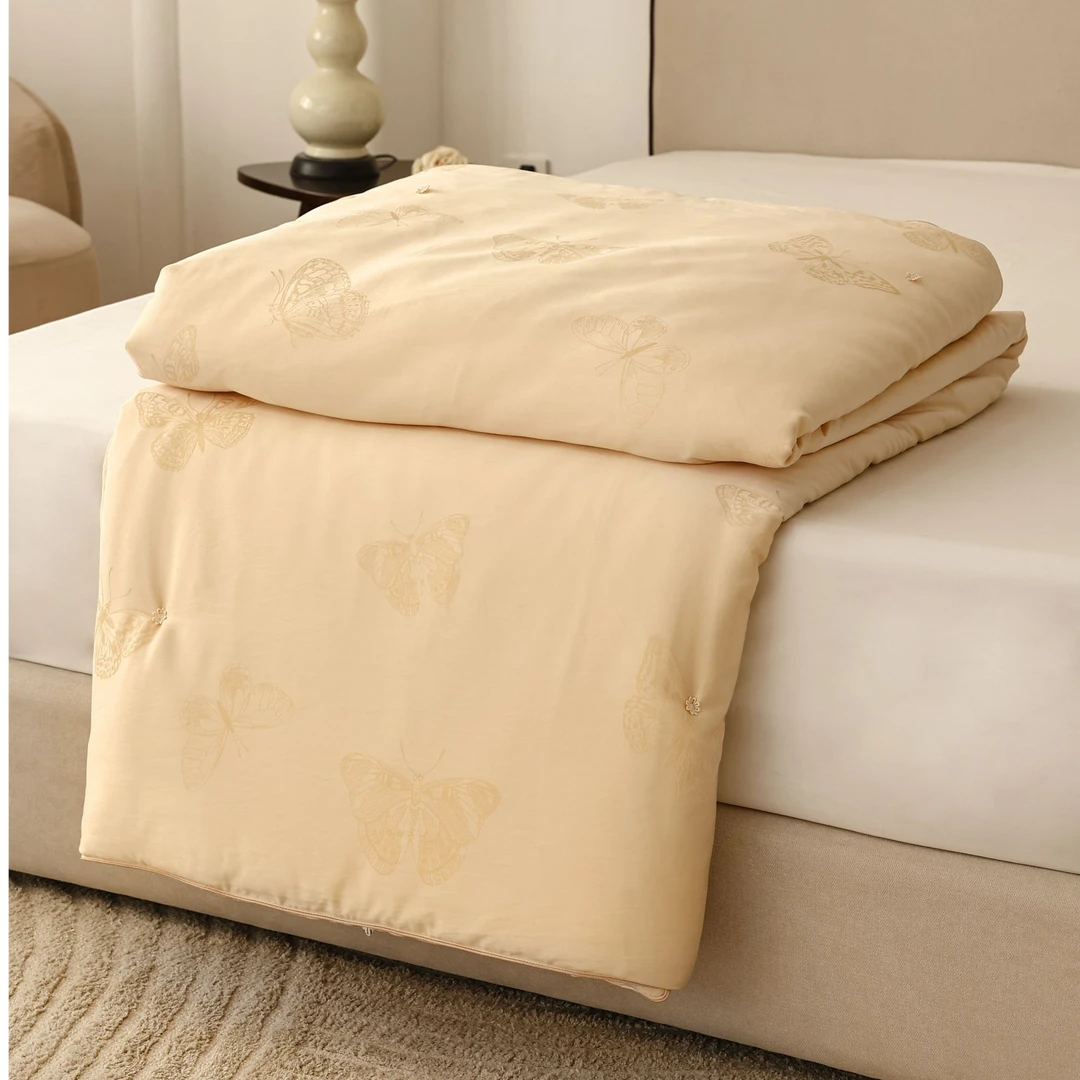 孔龙-老板娘专属 高奢桑蚕丝春秋被冬被提花蚕丝被