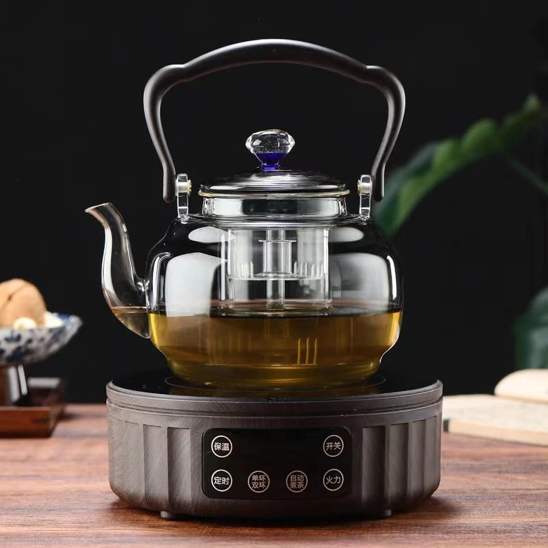 新匠电陶大功率烧水煮茶四代蒸煮壶保温全自动玻璃煮茶壶煮茶器