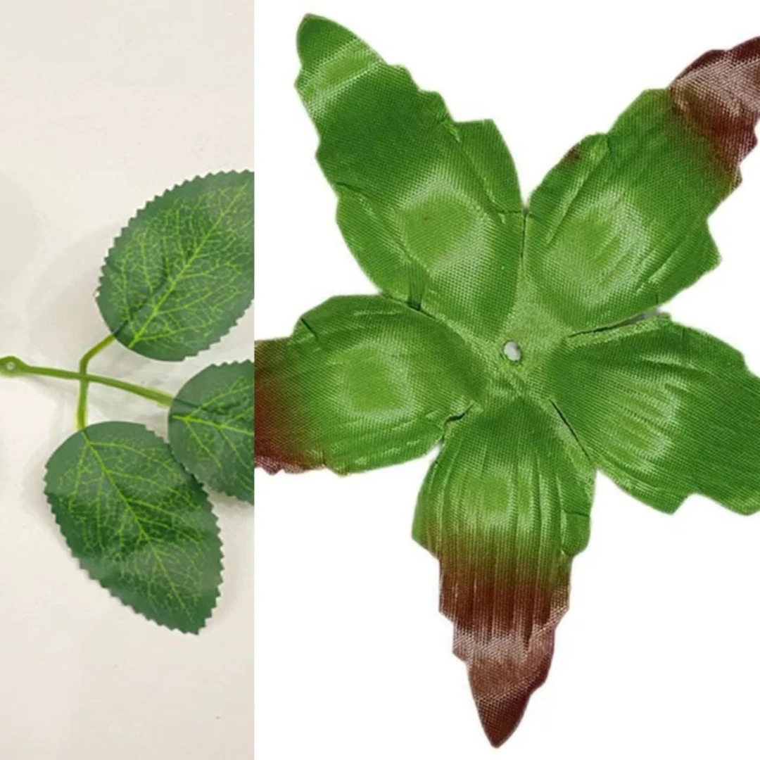 【优优推荐】玫瑰花仿真花叶布花托