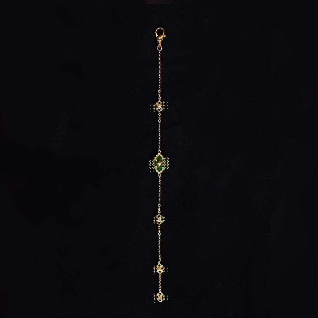 铜合金珐琅手链 【晨老板】N 绚丽夺目系列绿色珐琅手链69245164