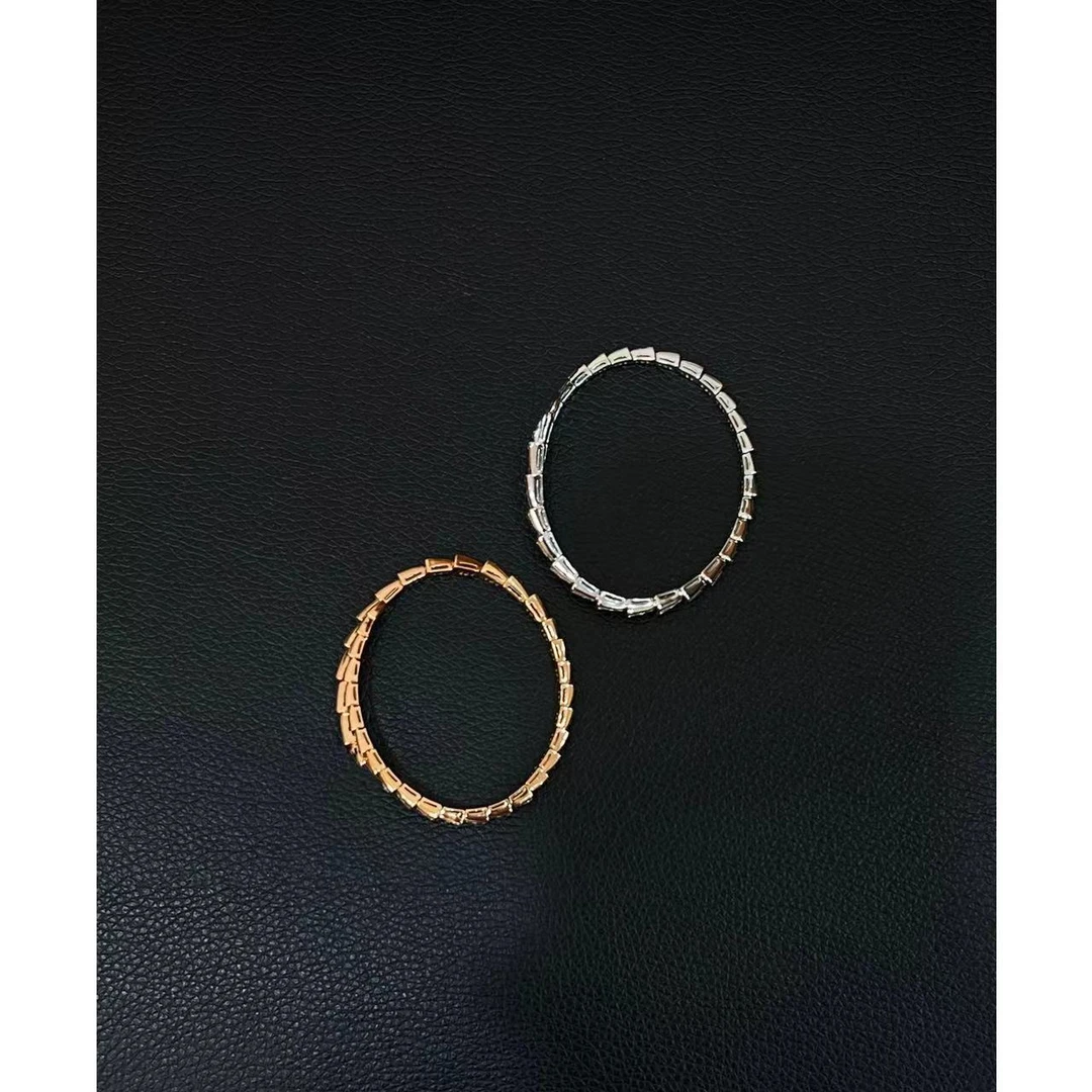 925银合成锆石手镯 【晨老板】N 经典蛇形百搭可调节手镯69245011