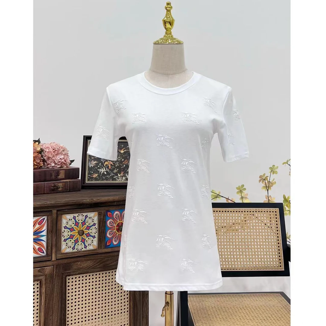 【晨老板】N【记忆停留】印花微标战马T恤69234049