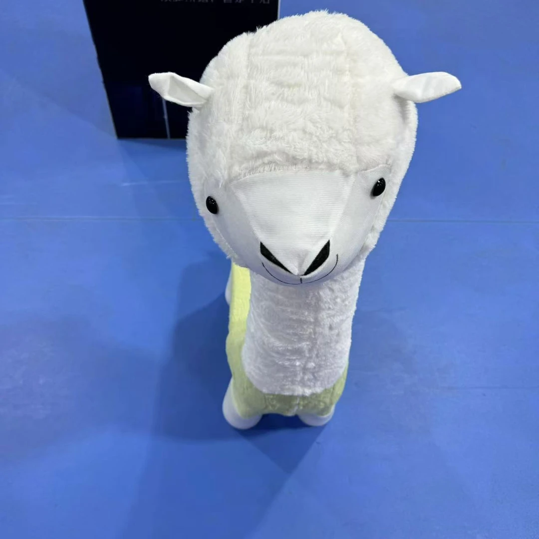 网红羊驼座椅儿童公仔坐凳大号儿童动物凳换鞋凳卡通宝宝座椅