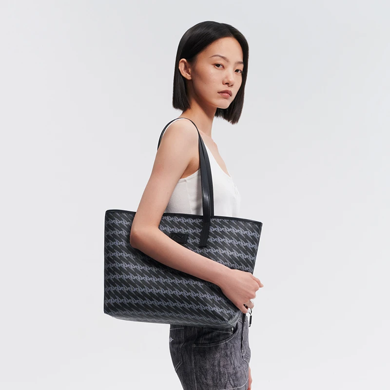 omto黑松露托特包新款带拉链女手提大容量包包大学生上课通勤大包