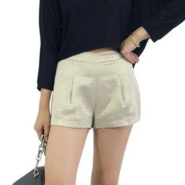 短裤高腰春夏韩版外穿休闲裤时尚百搭洋气学生春游裤子亮丝显瘦