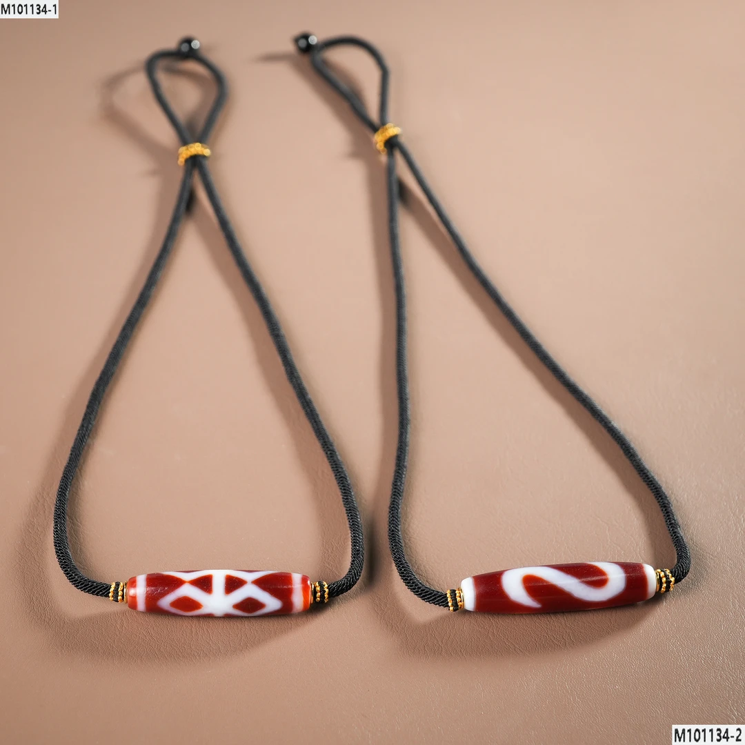 【老掌柜】金刚杵/金钱勾 红肉玛瑙项链/多样性发货 发一件