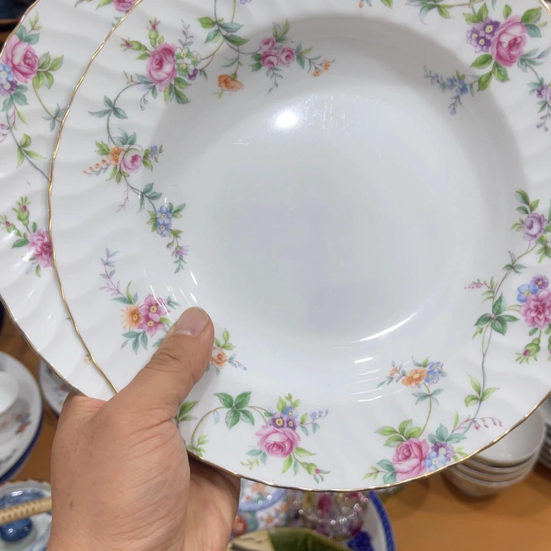 茶盏用****7大深盘子两只