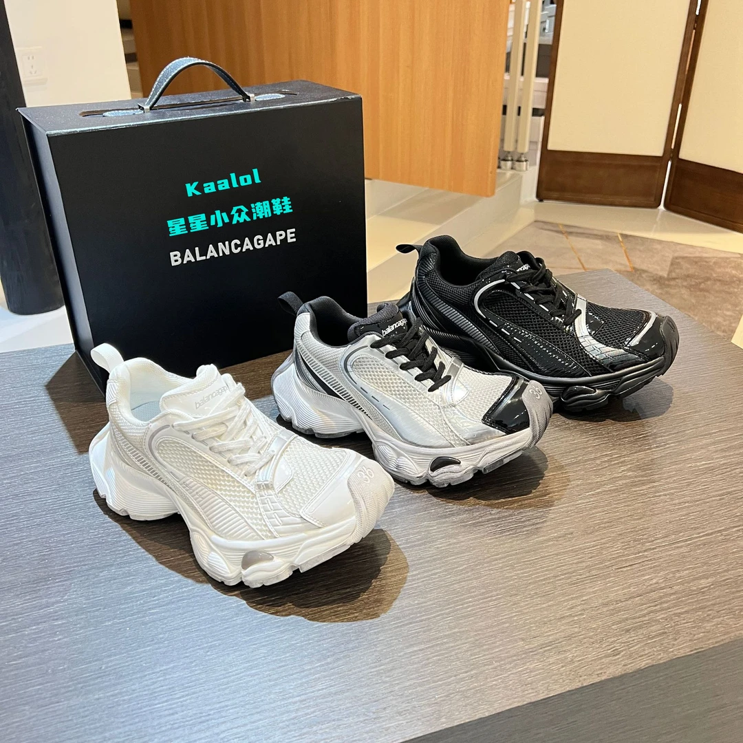 2025秋冬新款14代潮鞋情侣款运动鞋复古做旧手工休闲鞋男女老爹鞋