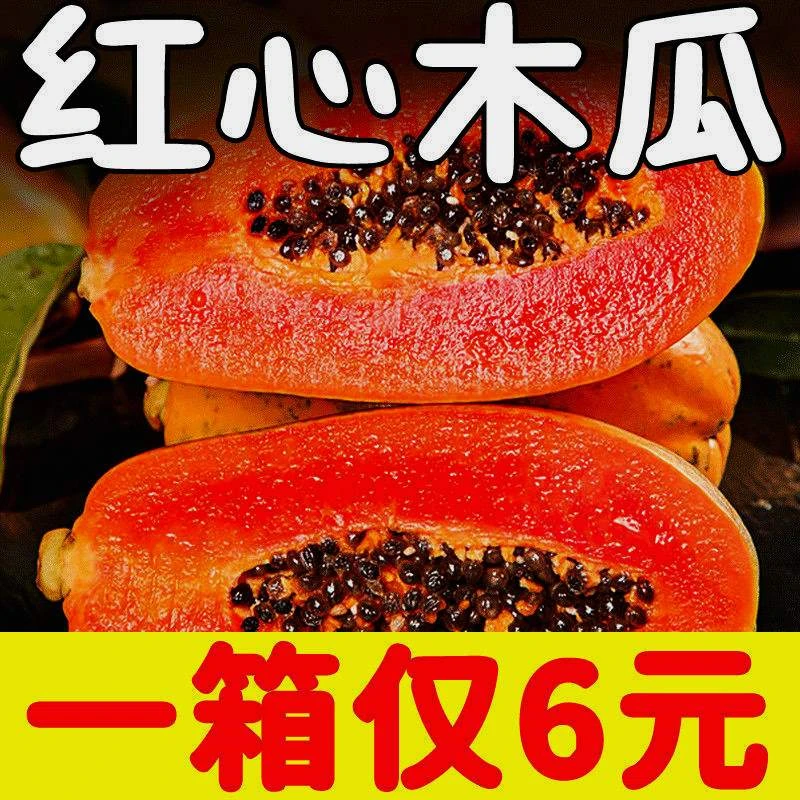 【乐多】【爆甜】云南红心木瓜新鲜水果价牛奶冰糖心木瓜牛奶正宗大果