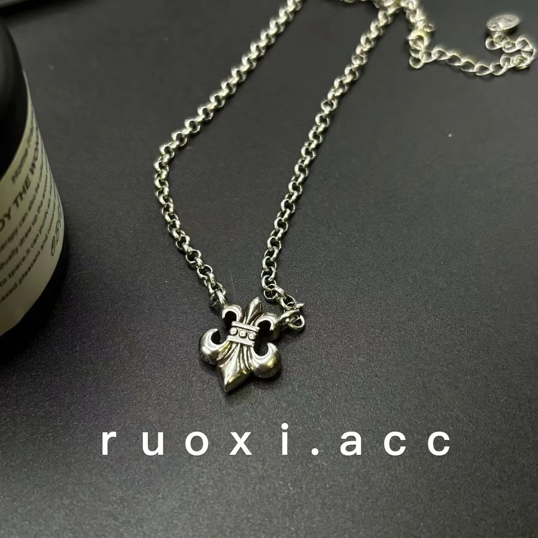 铜合金项链 朋克风迷你小船锚细项链【1030】1034