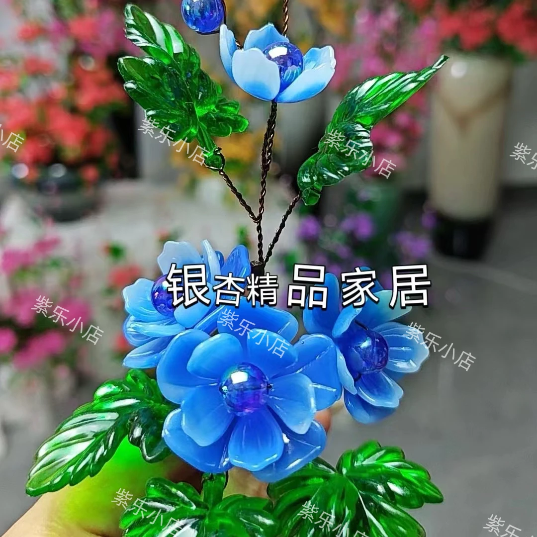 鸿运牡丹高桌摆手工DIY材料包