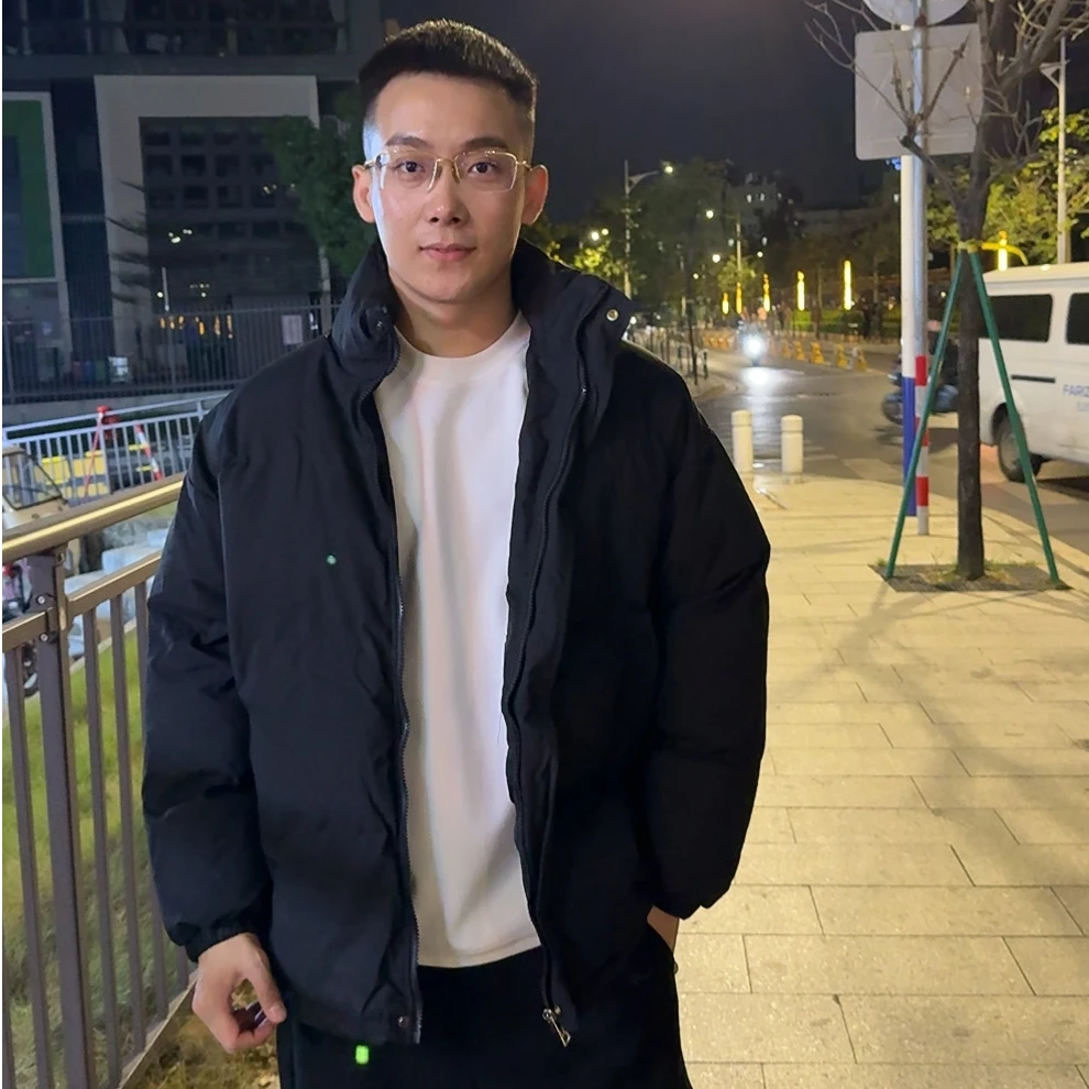 【定做私服】秋冬新款百搭立领保暖棉服外套