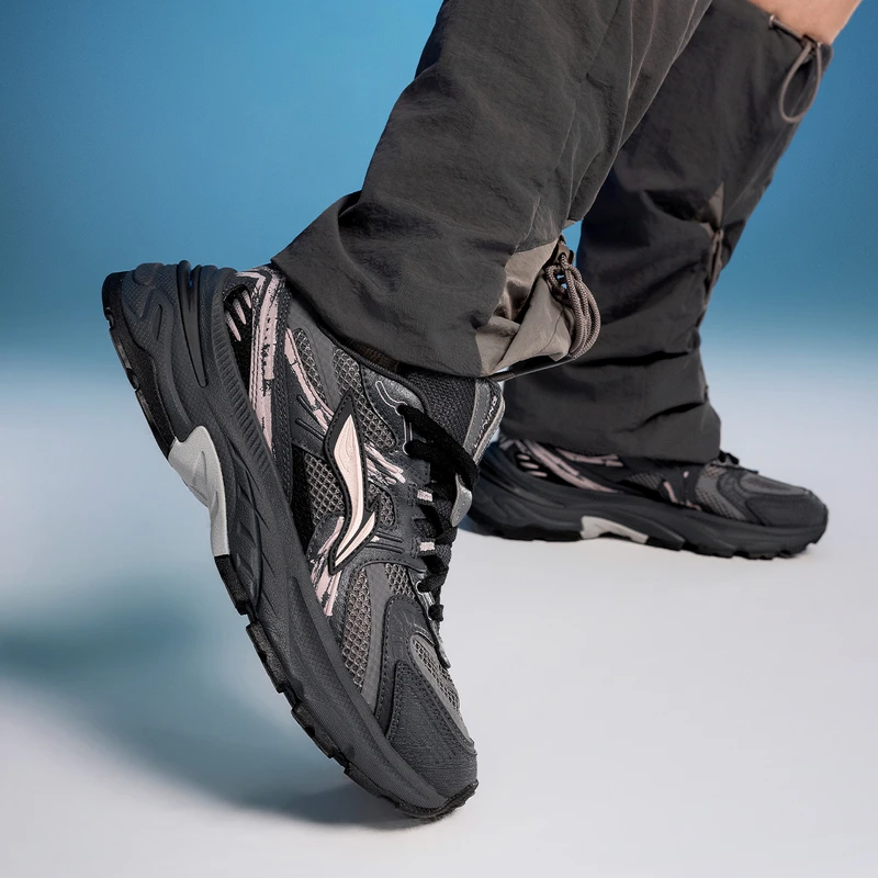 【北辰2k】李宁2024新品女子经典休闲鞋 老爹鞋AGCU354