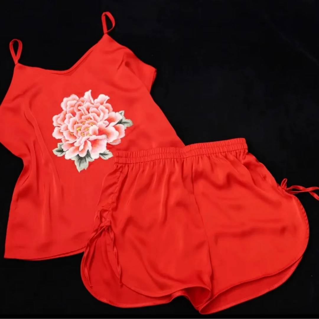 苏绣刺绣吊带套装中国风打底衫套装