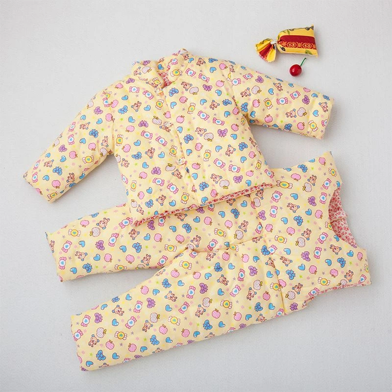 （合集）手工棉花棉袄加厚开档背带裤【糖果套装】