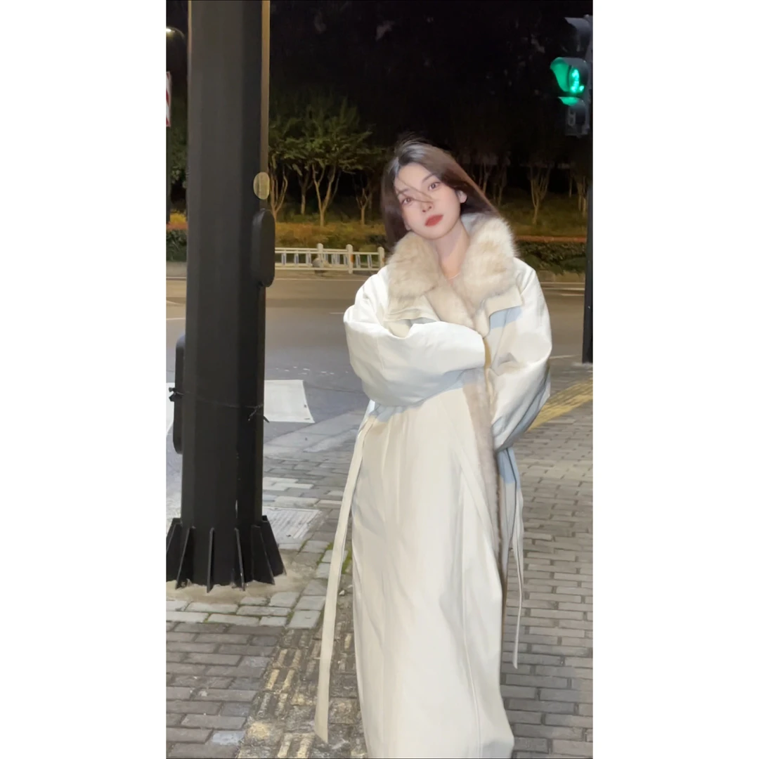 【元宝】冬季加厚保暖抗寒立领款毛毛内胆派克服设计师款24CK561