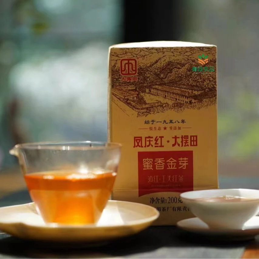 大摆田 凤庆滇红-蜜香金芽-滇红茶特级精选好货-200g -超值优惠