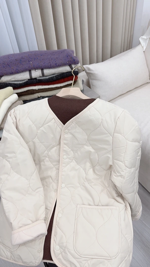 桃子家 百搭小棉衣热感衣外套9980