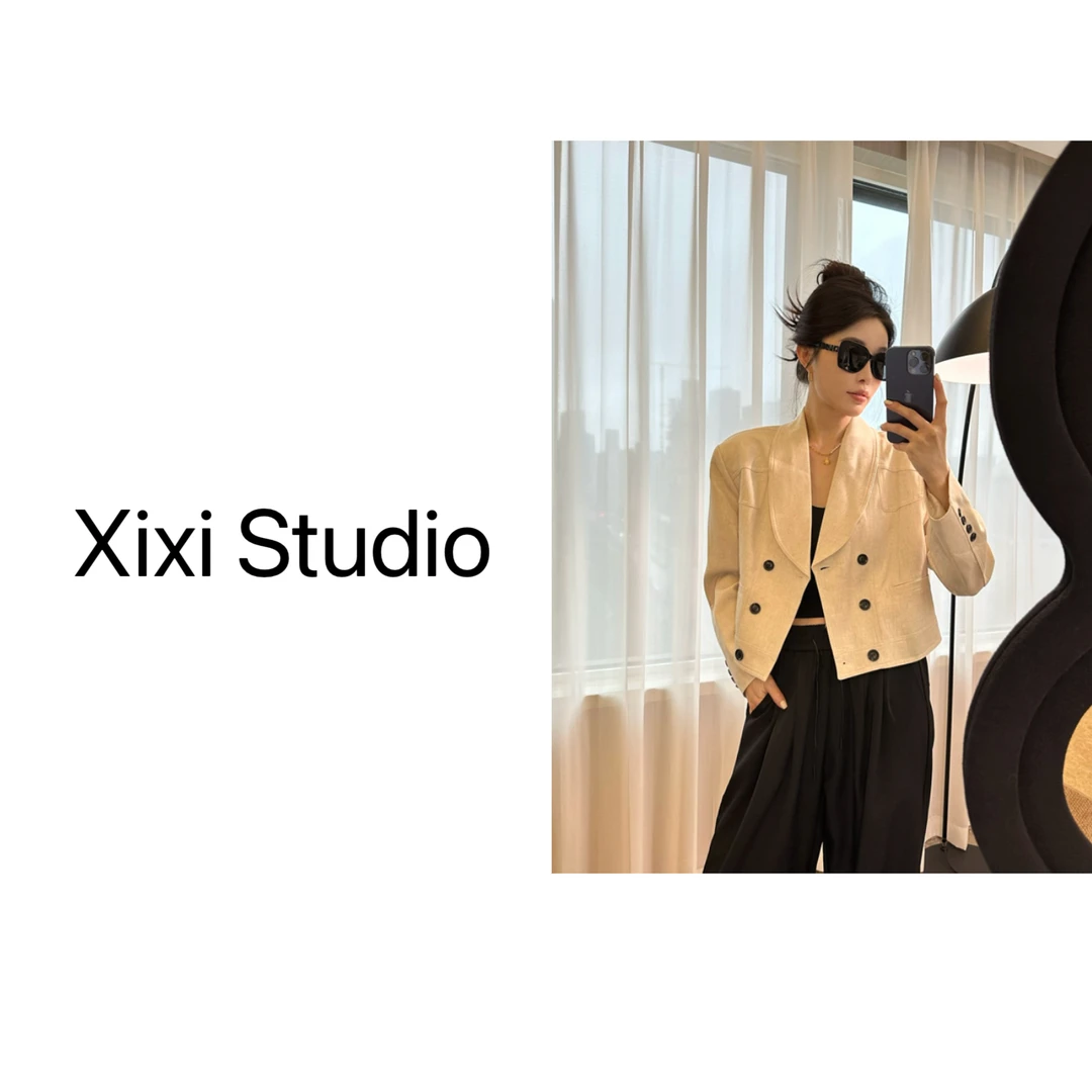 【西西】春季必备韩版宽松短款气质外套