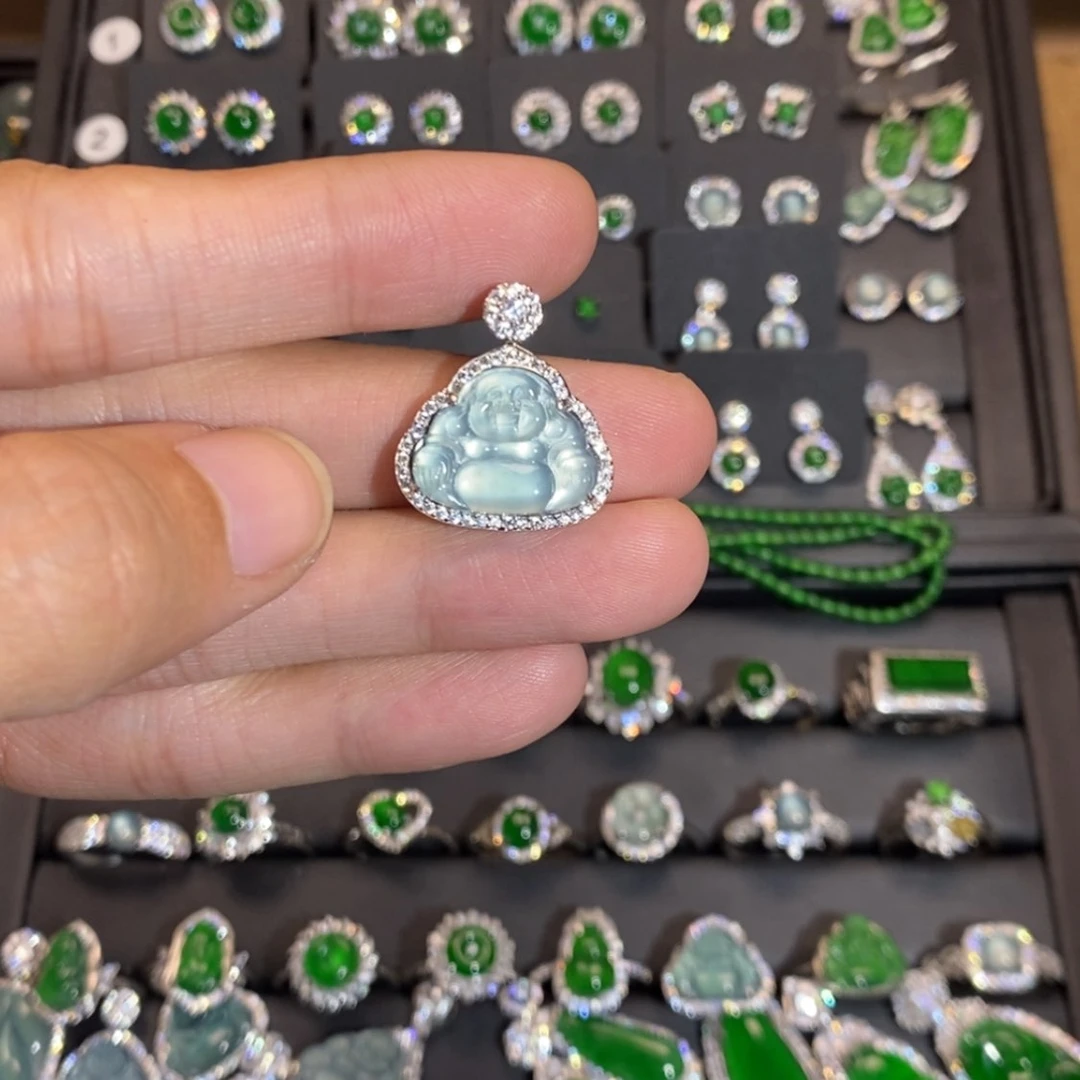 【闪购商品】翡翠手链银S925镶嵌