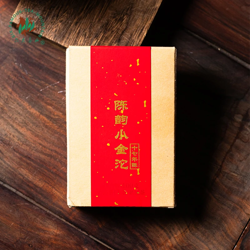 【六大茶山】2006年原料  陈韵小金沱  十七年陈 普洱茶 生茶 100g