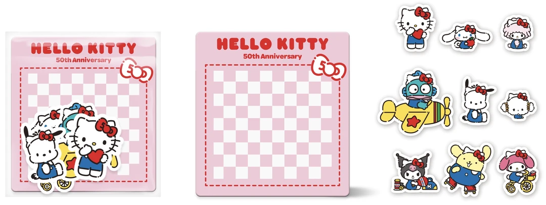 Hello Kitty 50周年限定贴纸