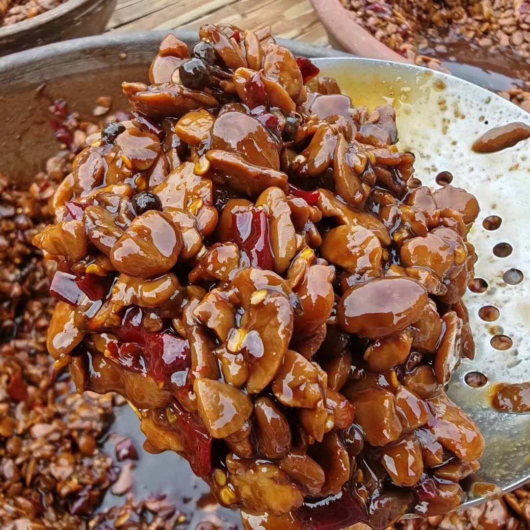 【帮老乡代买】湖北豌豆酱豆瓣酱调味酱炒菜提味夹馍下饭菜传统晒干