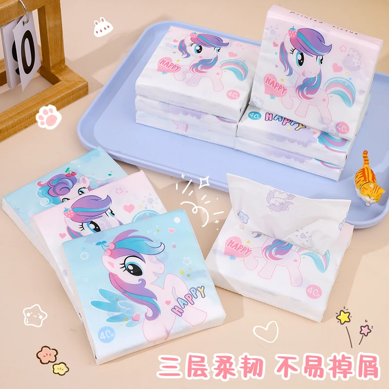 彩色印花抽纸面巾纸餐巾纸婴儿学生美妆用纸便携式随时装干湿两用