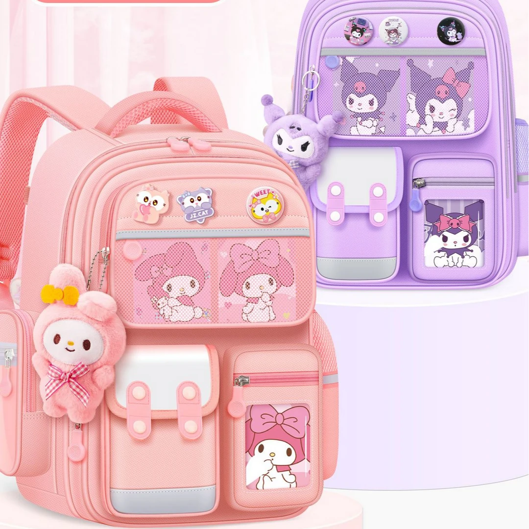 新款书包小学生一三六年级男女生轻便减负护脊儿童双肩包N1183