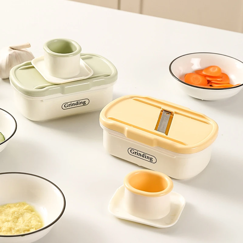 新款家用手动研磨器捣蒜器家用姜蒜磨泥器厨房辅食多功能切菜器