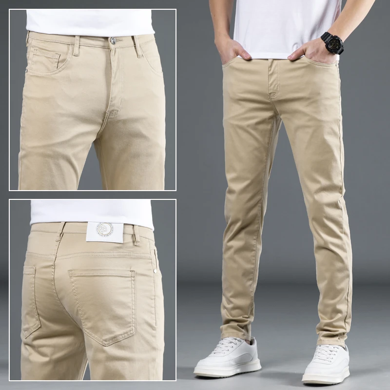 【Cebrodz】高档男士牛仔裤爆款2023新款修身小脚牛仔裤男207