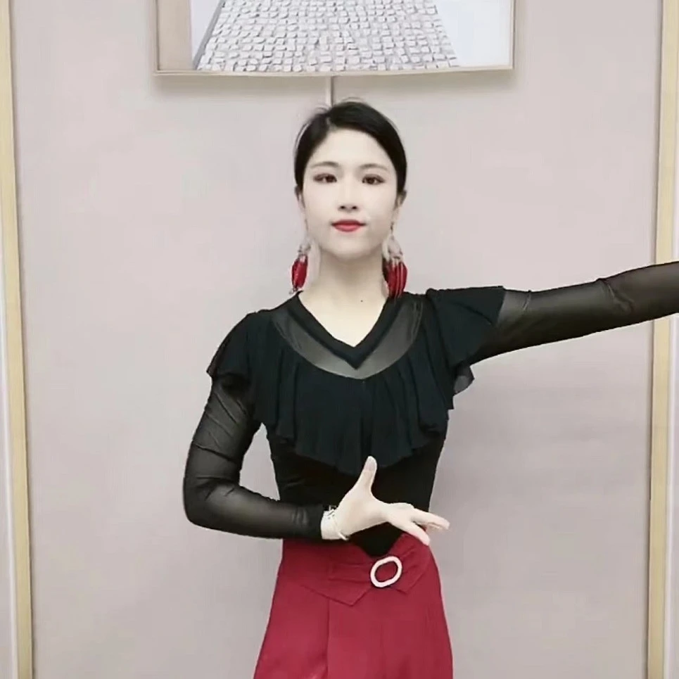 欢舞阁广场跳舞服舞蹈服跳舞专用衣服女款跳舞服装新款网红A0193