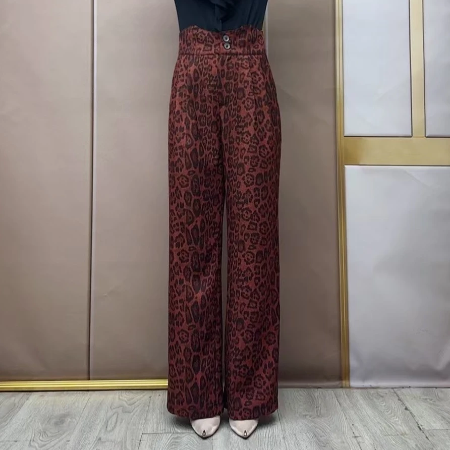 欢舞阁气质吉特巴摩登舞裤交谊舞广场舞时尚花色女舞裤B0238