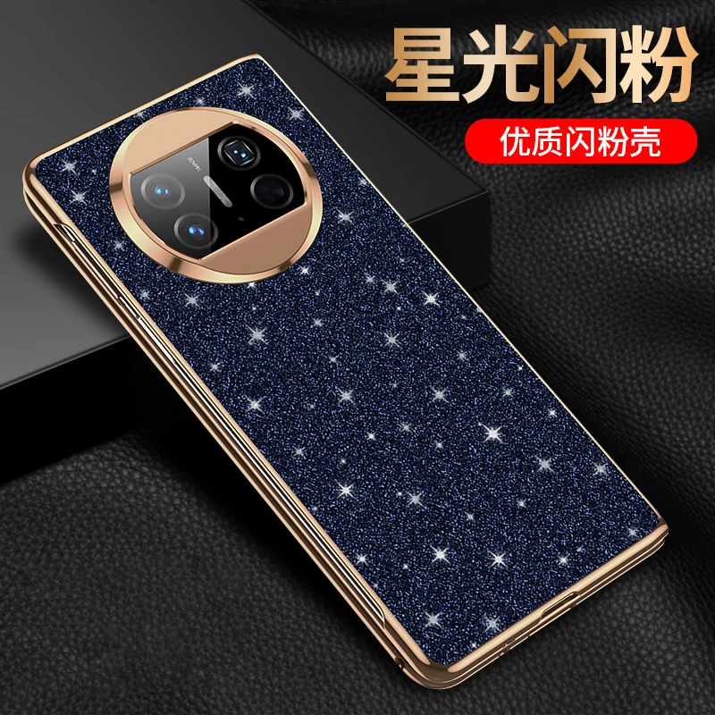 适用于华为MateX3手机壳网红闪粉创意x3典藏版保护套折叠屏商务