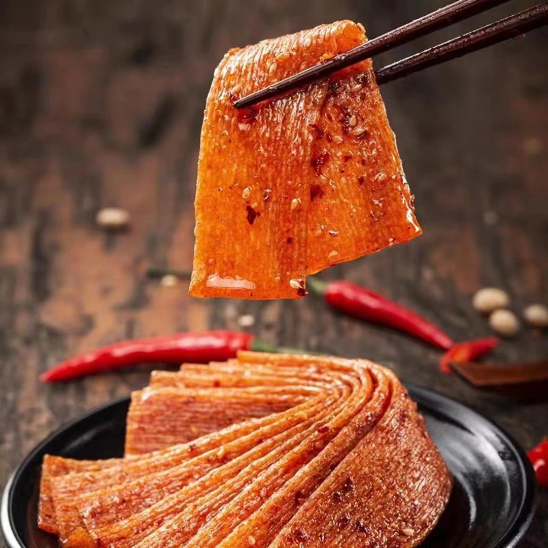 陕西自制开袋即食手工辣条不真空有嚼劲休闲零食