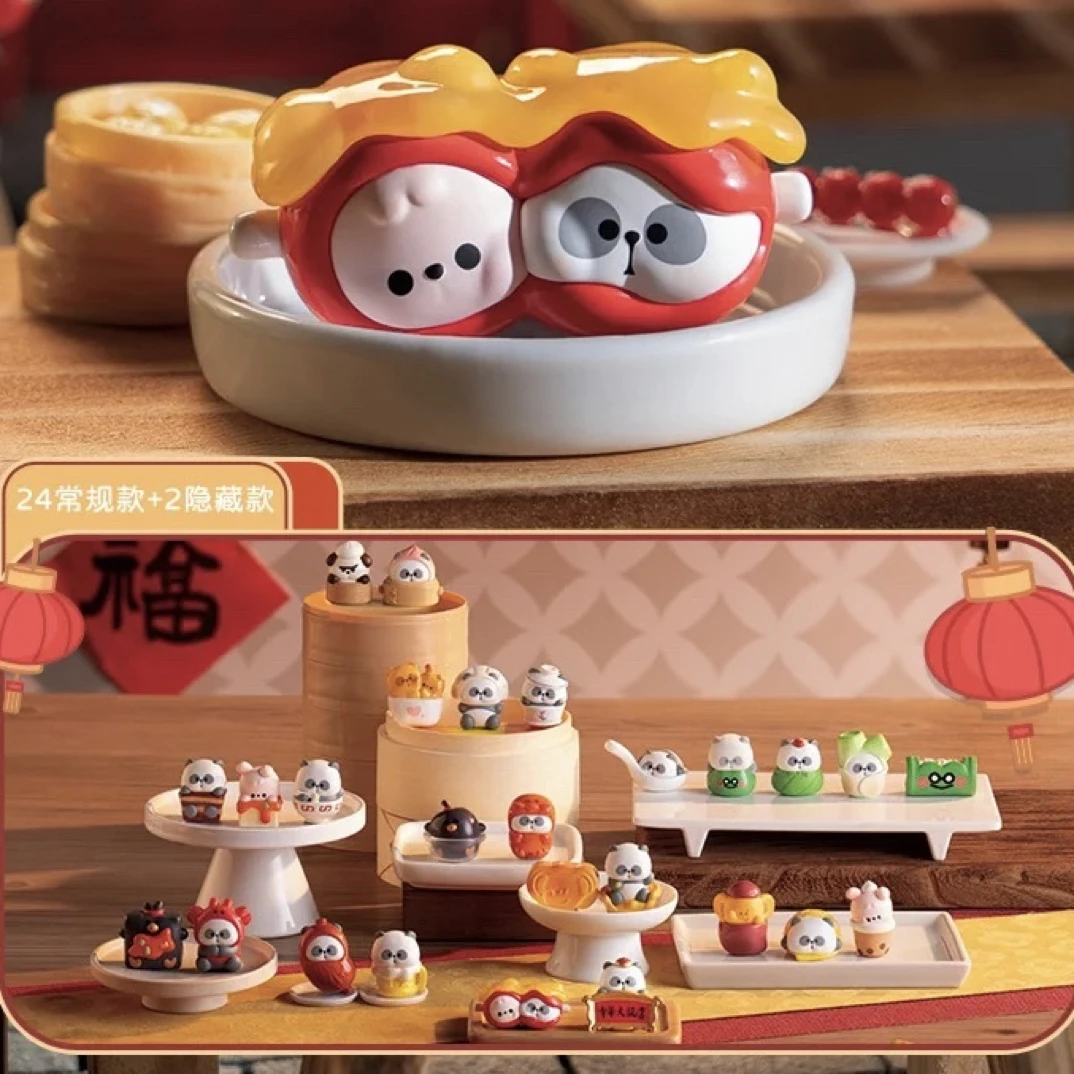 【拆盒】耙老师中华大饭店熊猫贴贴乐冰箱贴