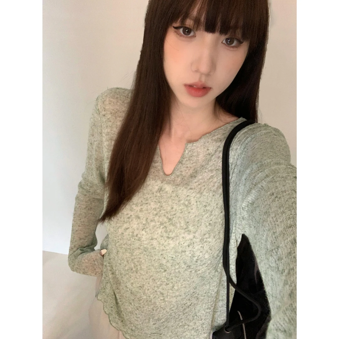 【苏菜萝卜 东方青苍】夏季设计感宽松显瘦温柔气质长袖防晒上衣