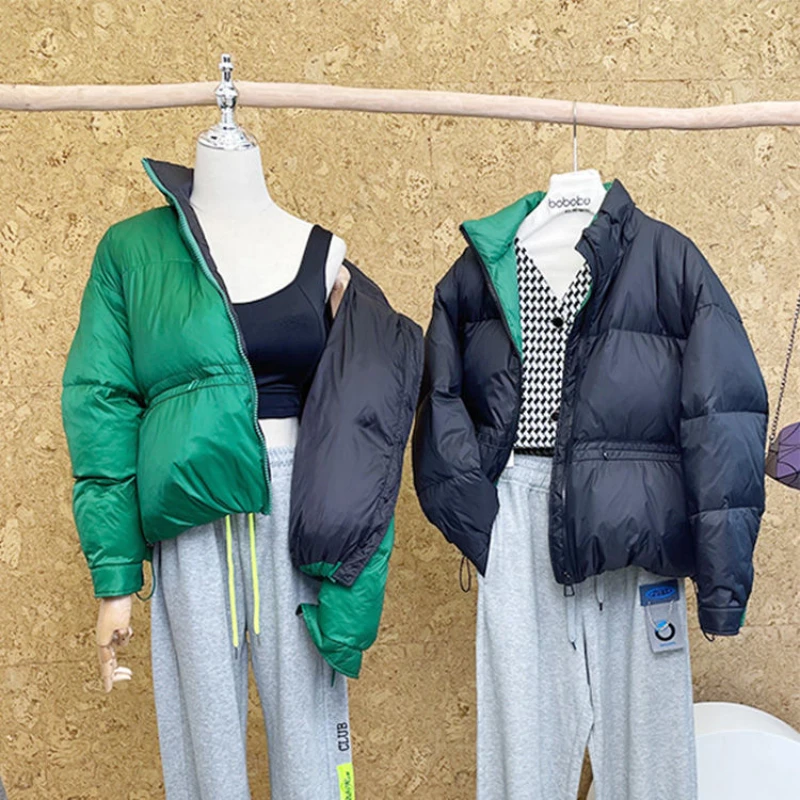 休闲百搭棉服女2024新款上档次小个子面包服保暖韩版加厚时尚外套