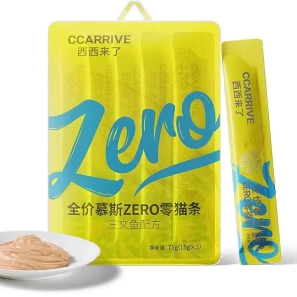 【破价尾单】西西来了猫条全价慕斯ZERO猫零条猫咪长肉胖腮补水猫条