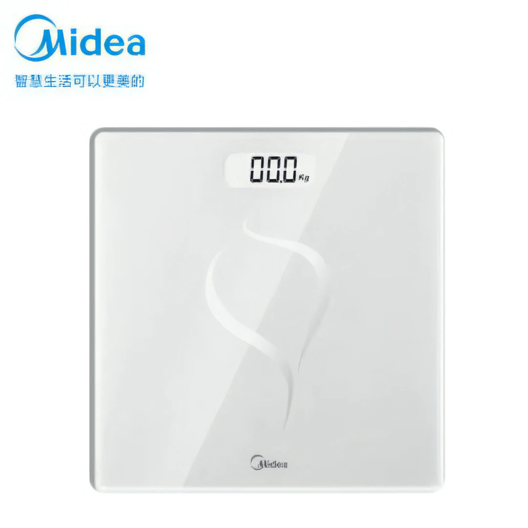 【会员活动】美的健康称家用智能电池体重秤耐用LED显示MO-CW5白色