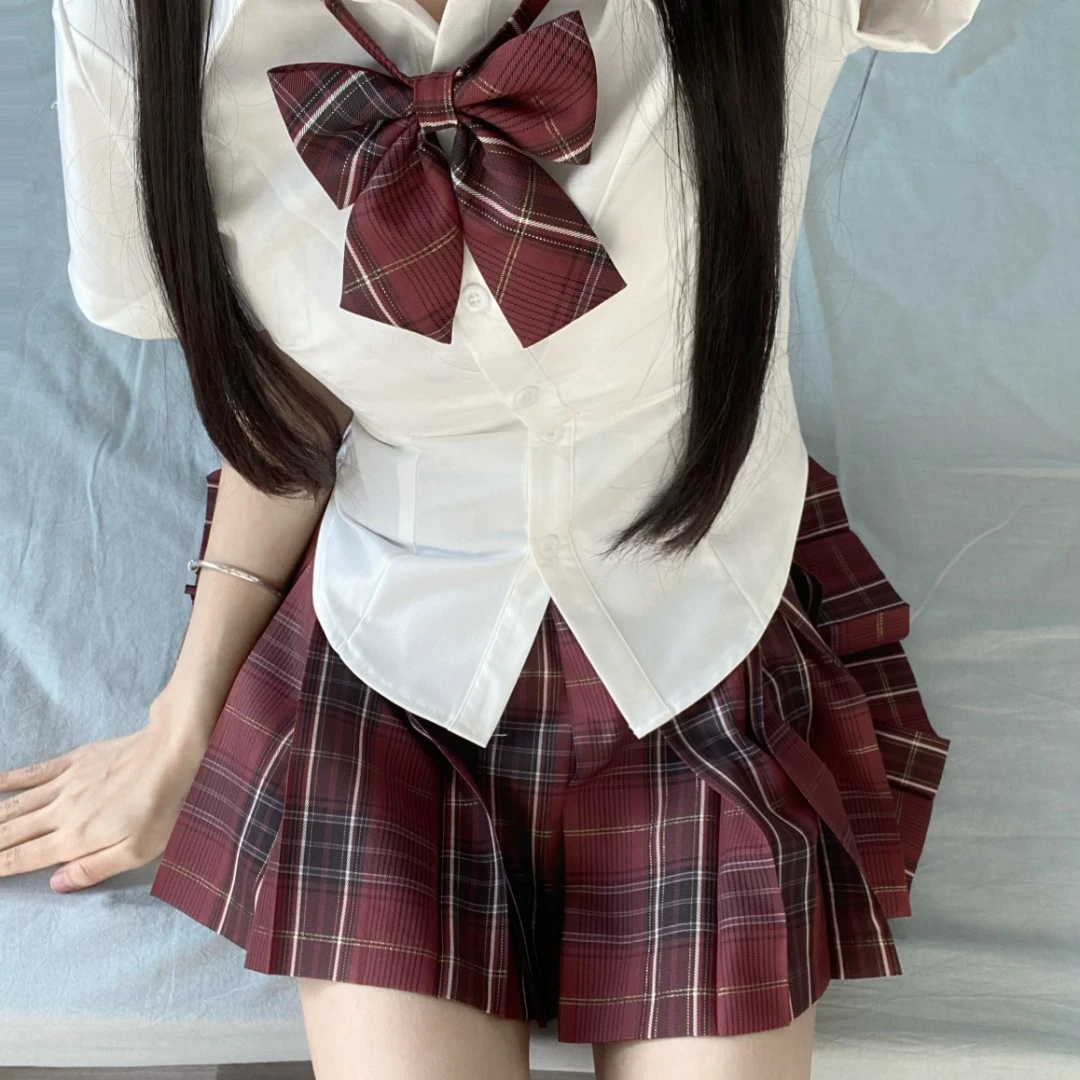 妙氏原创正品格裙格子禁忌jk制服裙子雾池高校半身裙百褶裙学院风