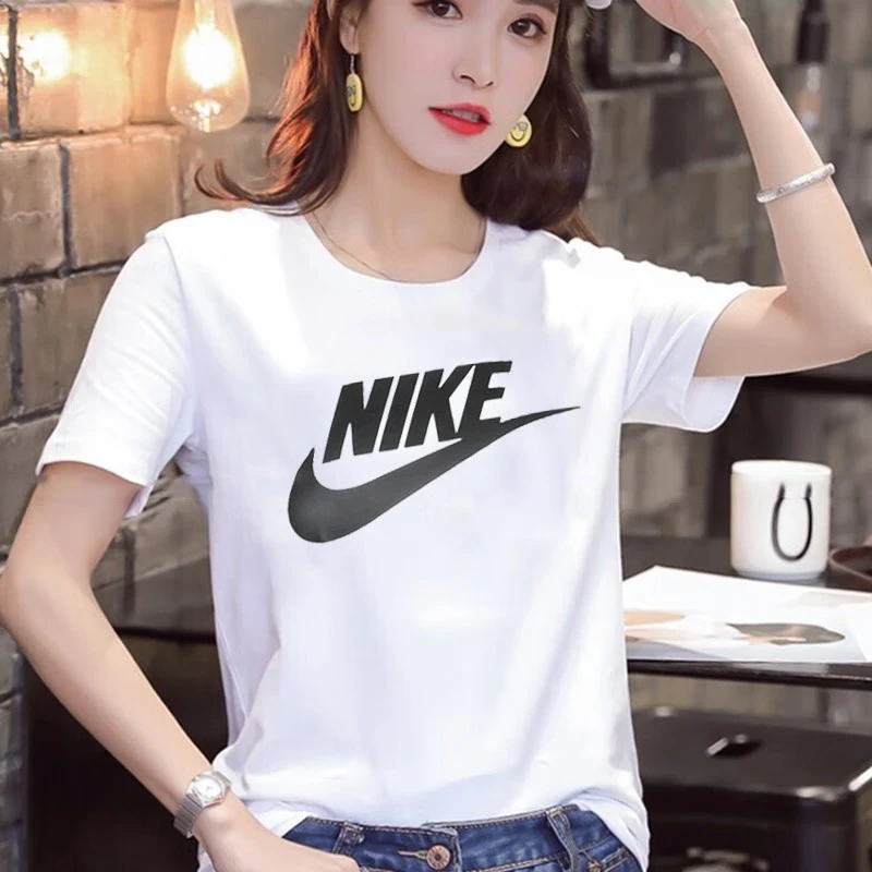 【流光风】耐克短袖女装春夏新款透气时尚圆领运动T恤 DX7907