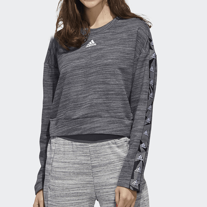 adidas阿迪达斯女士运动卫衣秋冬新款时尚休闲圆领运动上衣GE1131