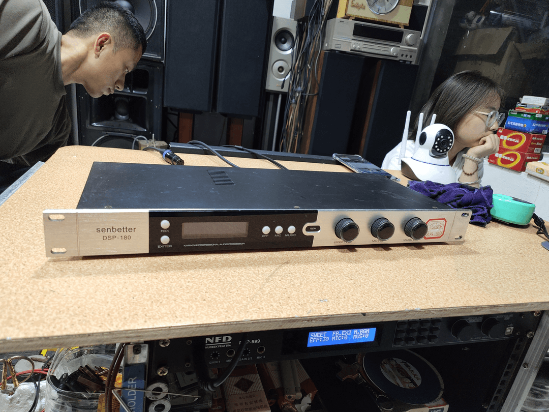 9新  二手 DSP-180 效果器，成色如图 （出声）