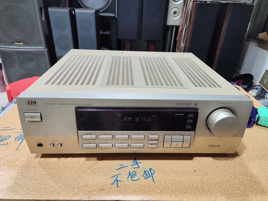 9新 二手 JVC 5001V功放,成色如图(出声,不带线材)