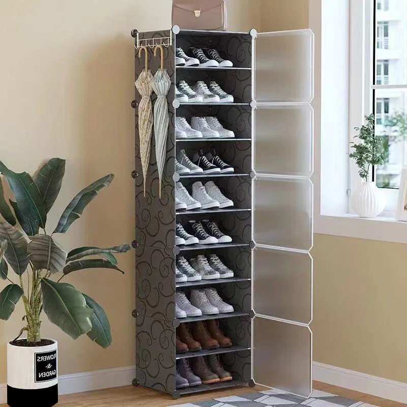 鞋柜简易多层家用经济型防尘鞋架子门口结实收纳柜宿舍窄小省空间